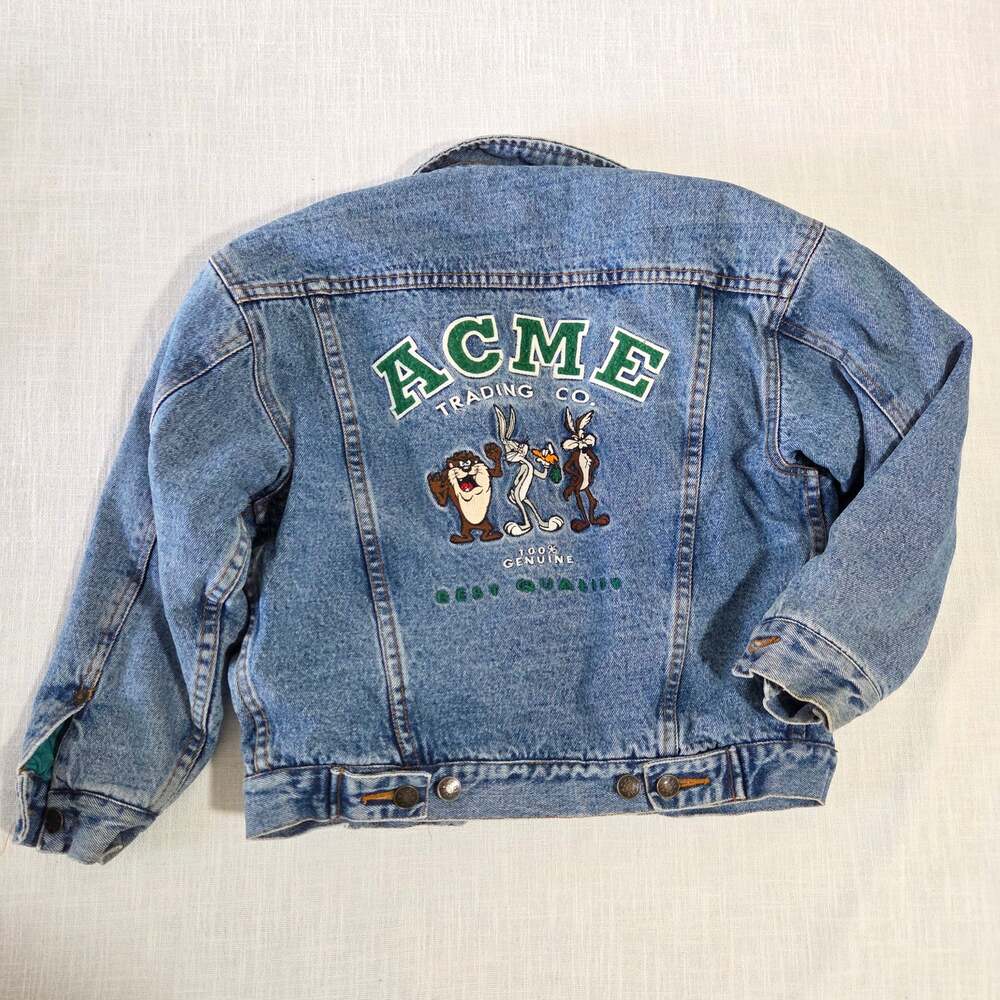 Vintage Acme Looney Tunes Jean Coat kids 8